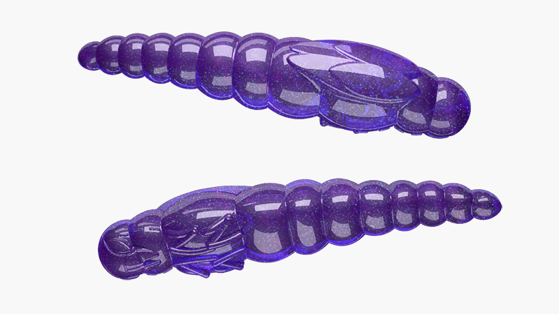Libra Lures trout series sztuczna przyneta Largo Slim 020 PURPLE WITH GLITTER