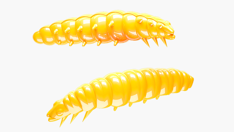 Libra Lures trout series sztuczna przyneta Larva 007 YELLOW