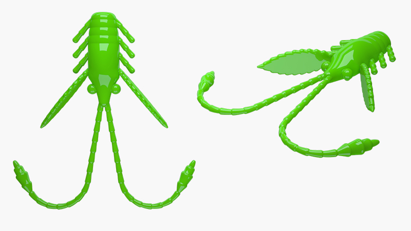 Libra Lures trout series sztuczna przyneta Pro Nymph 026 HOT GREEN