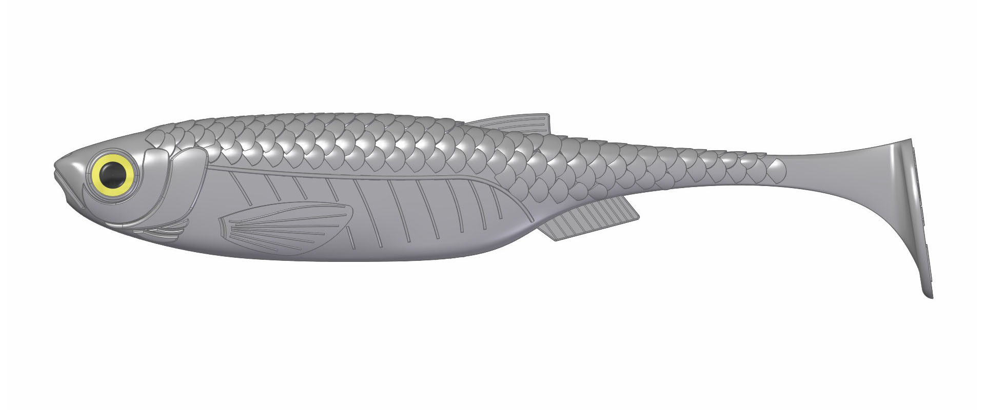 Libra Lures predator KRAKEN SHAD grafika 3D